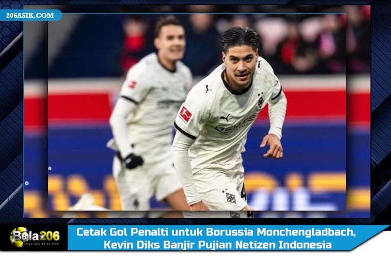 Cetak Gol Penalti untuk Borussia Monchengladbach, Kevin Diks Banjir Pujian Netizen Indonesia