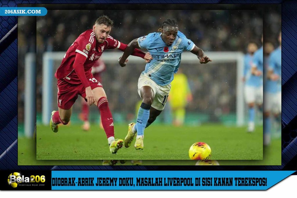 Diobrak-abrik Jeremy Doku, Masalah Liverpool di Sisi Kanan Terekspos!