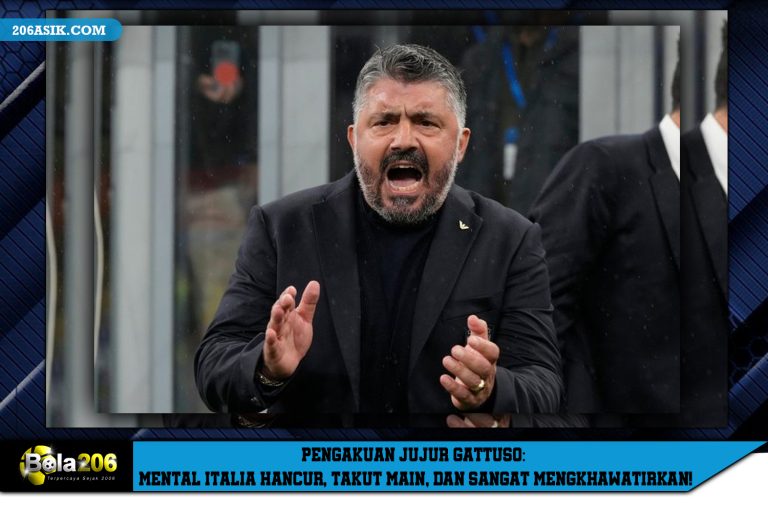 Pengakuan Jujur Gattuso: Mental Italia Hancur, Takut Main, dan Sangat Mengkhawatirkan!