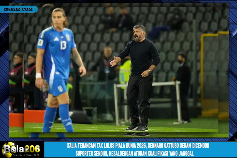 Italia Terancam Tak Lolos Piala Dunia 2026, Gennaro Gattuso Geram Dicemooh Suporter Sendiri, Kesal dengan Aturan Kualifikasi yang Janggal