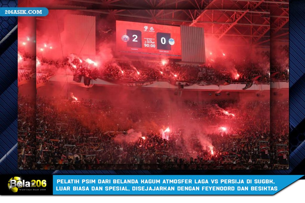 Pelatih PSIM dari Belanda Kagum Atmosfer Laga Vs Persija di SUGBK, Luar Biasa dan Spesial, Disejajarkan dengan Feyenoord dan Besiktas