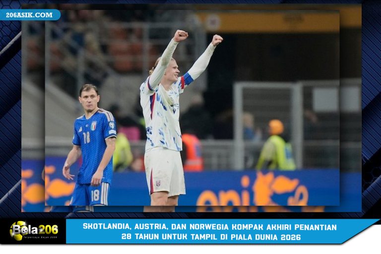 Skotlandia, Austria, dan Norwegia Kompak Akhiri Penantian 28 Tahun untuk Tampil di Piala Dunia 2026
