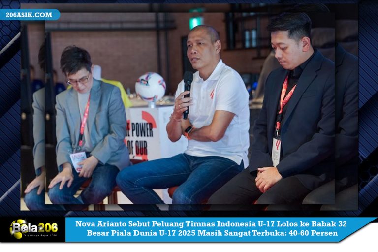 Nova Arianto Sebut Peluang Timnas Indonesia U-17 Lolos ke Babak 32 Besar Piala Dunia U-17 2025 Masih Sangat Terbuka: 40-60 Persen