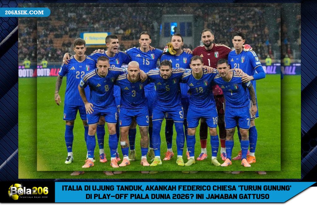 Italia di Ujung Tanduk, Akankah Federico Chiesa 'Turun Gunung' di Play-off Piala Dunia 2026? Ini Jawaban Gattuso