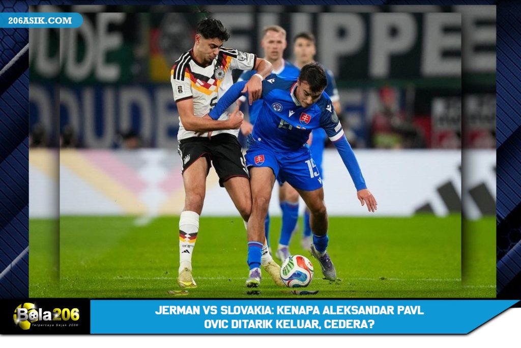 Jerman vs Slovakia: Kenapa Aleksandar Pavlovic Ditarik Keluar, Cedera?