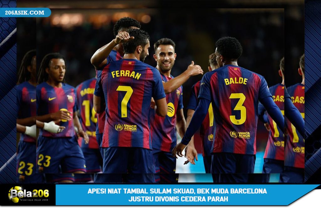 Apes! Niat Tambal Sulam Skuad, Bek Muda Barcelona Justru Divonis Cedera Parah