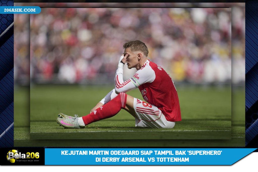 Kejutan! Martin Odegaard Siap Tampil Bak 'Superhero' di Derby Arsenal vs Tottenham