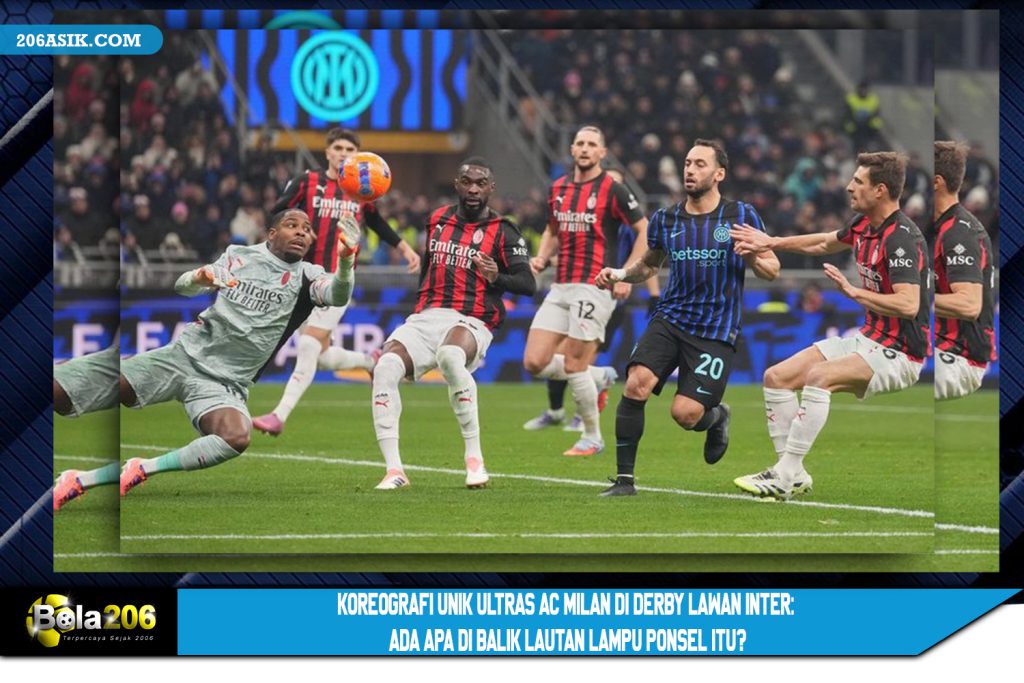Koreografi Unik Ultras AC Milan di Derby Lawan Inter: Ada Apa di Balik lautan Lampu Ponsel Itu?