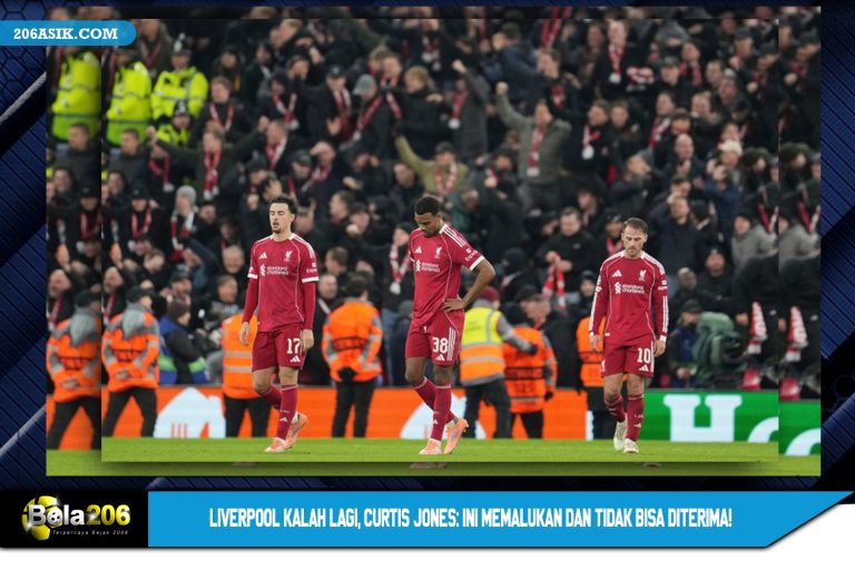 Liverpool Kalah Lagi, Curtis Jones: Ini Memalukan dan Tidak Bisa Diterima!