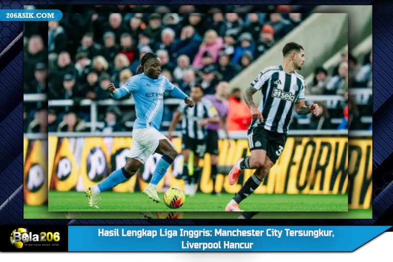 Hasil Lengkap Liga Inggris: Manchester City Tersungkur, Liverpool Hancur
