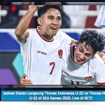 Jadwal Siaran Langsung Timnas Indonesia U-22 vs Timnas Myanmar U-22 di SEA Games 2025, Live di RCTI!