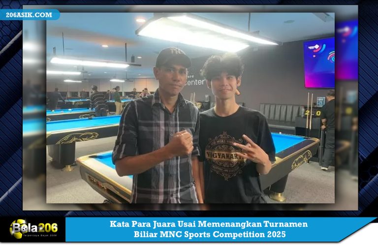 Kata Para Juara Usai Memenangkan Turnamen Biliar MNC Sports Competition 2025