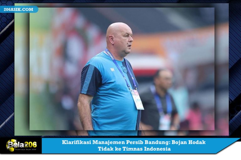 Klarifikasi Manajemen Persib Bandung: Bojan Hodak Tidak ke Timnas Indonesia