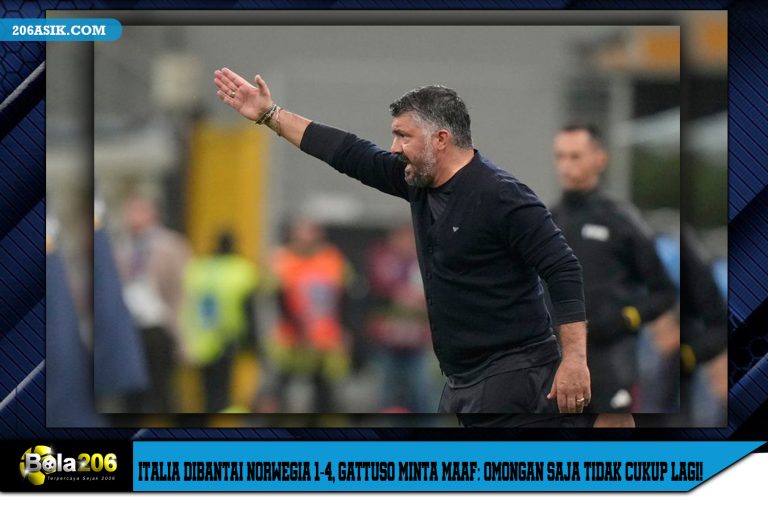Italia Dibantai Norwegia 1-4, Gattuso Minta Maaf: Omongan Saja Tidak Cukup Lagi!
