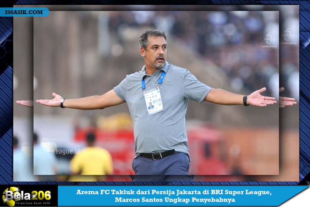 Arema FC Takluk dari Persija Jakarta di BRI Super League, Marcos Santos Ungkap Penyebabnya