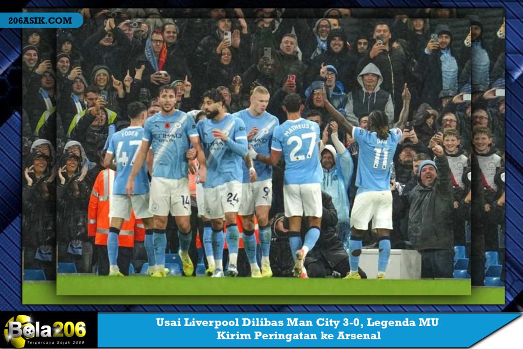 Usai Liverpool Dilibas Man City 3-0, Legenda MU Kirim Peringatan ke Arsenal