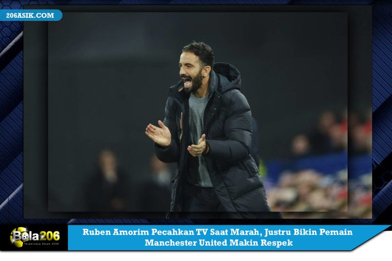 Ruben Amorim Pecahkan TV Saat Marah, Justru Bikin Pemain Manchester United Makin Respek