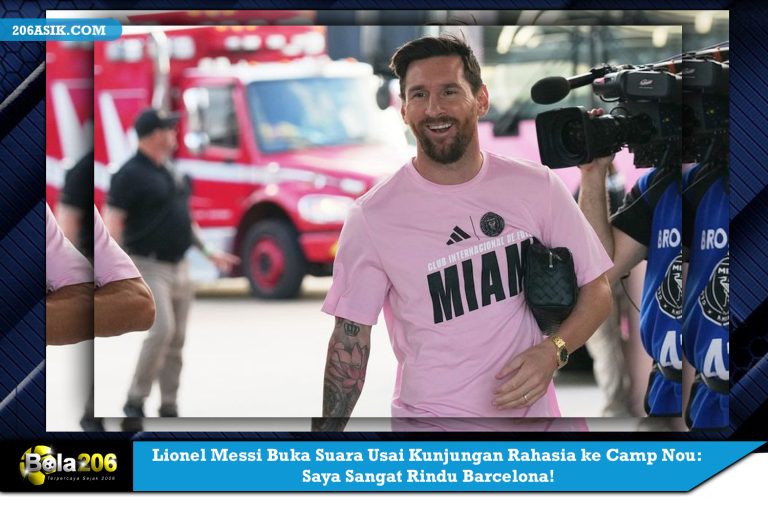 Lionel Messi Buka Suara Usai Kunjungan Rahasia ke Camp Nou: Saya Sangat Rindu Barcelona!