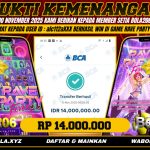 BUKTI KEMENANGAN MEMBER BOLA206 TANGGAL 10 NOVEMBER 2025