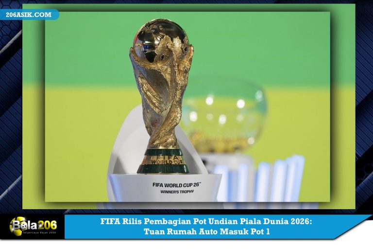 FIFA Rilis Pembagian Pot Undian Piala Dunia 2026: Tuan Rumah Auto Masuk Pot 1
