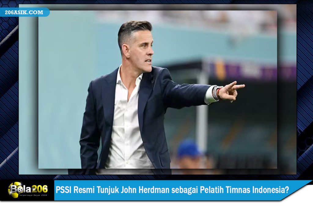 PSSI Resmi Tunjuk John Herdman sebagai Pelatih Timnas Indonesia?