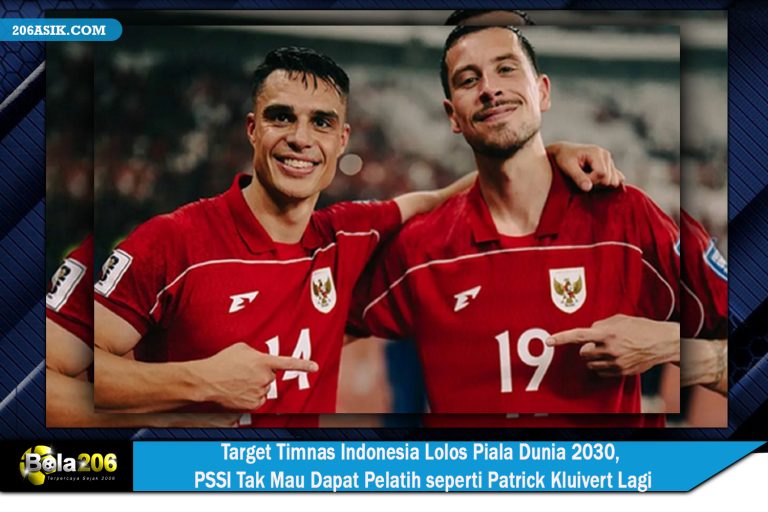 Target Timnas Indonesia Lolos Piala Dunia 2030, PSSI Tak Mau Dapat Pelatih seperti Patrick Kluivert Lagi
