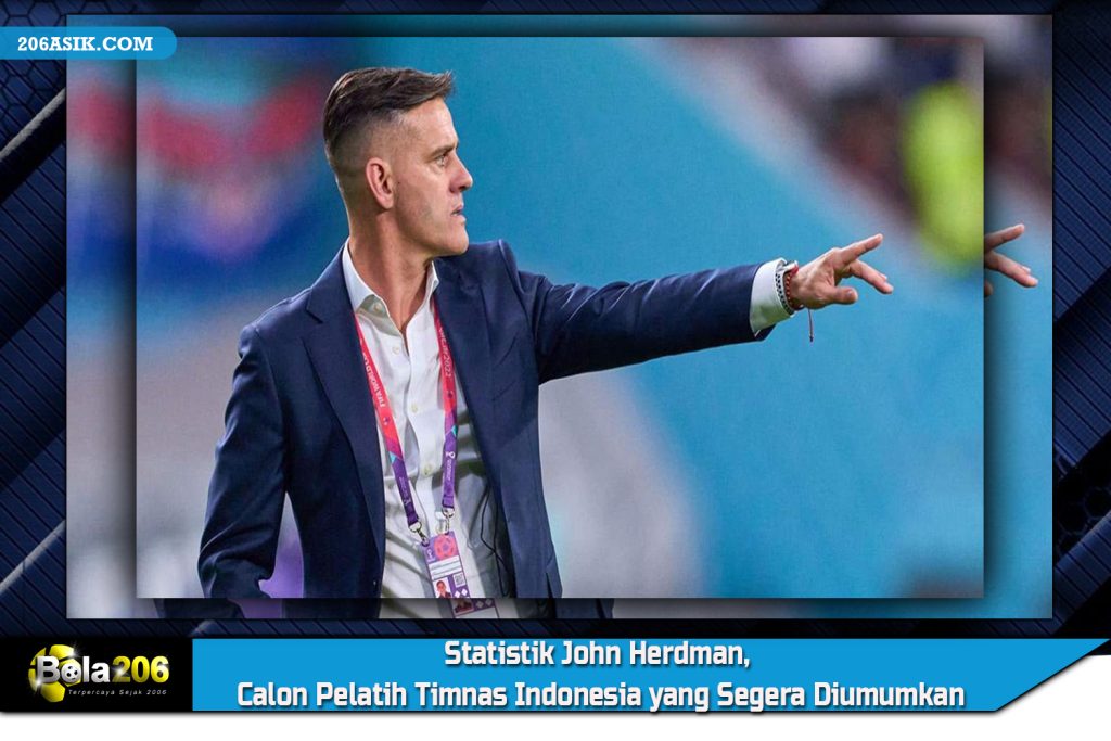 Statistik John Herdman, Calon Pelatih Timnas Indonesia yang Segera Diumumkan