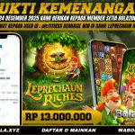 BUKTI KEMENANGAN MEMBER BOLA206 TANGGAL 24 DESEMBER 2025