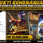 BUKTI KEMENANGAN MEMBER BOLA206 TANGGAL 20 DESEMBER 2025