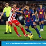 Man of the Match Barcelona vs Atletico Madrid: Raphinha