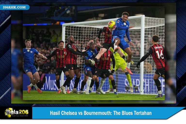 Hasil Chelsea vs Bournemouth The Blues Tertahan di Stamford Bridge,