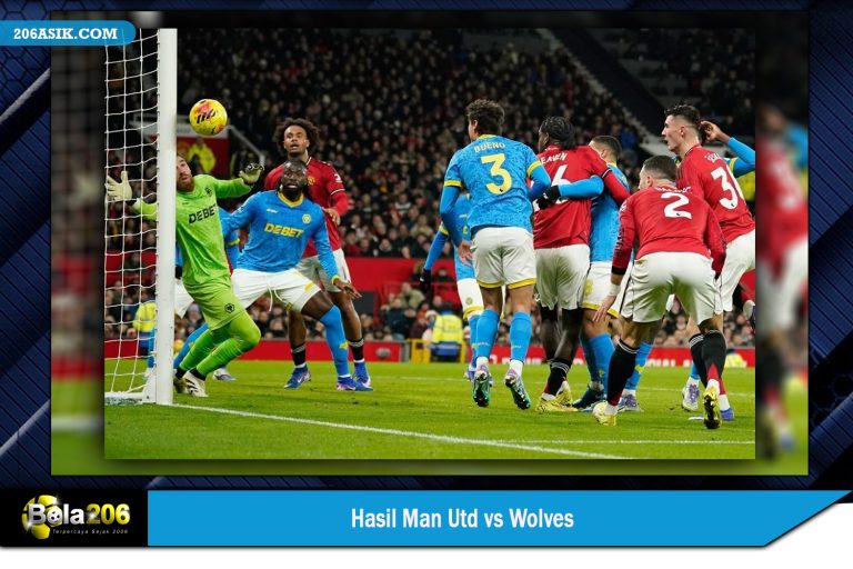Hasil Man Utd vs Wolves