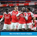 Man of the Match Arsenal vs Brighton