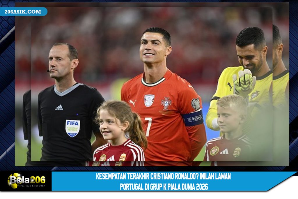Kesempatan Terakhir Cristiano Ronaldo? Inilah Lawan Portugal di Grup K Piala Dunia 2026