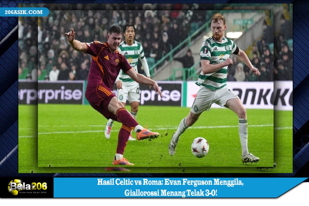 Hasil Celtic vs Roma: Evan Ferguson Menggila, Giallorossi Menang Telak 3-0!