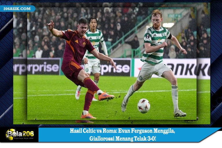 Hasil Celtic vs Roma: Evan Ferguson Menggila, Giallorossi Menang Telak 3-0!