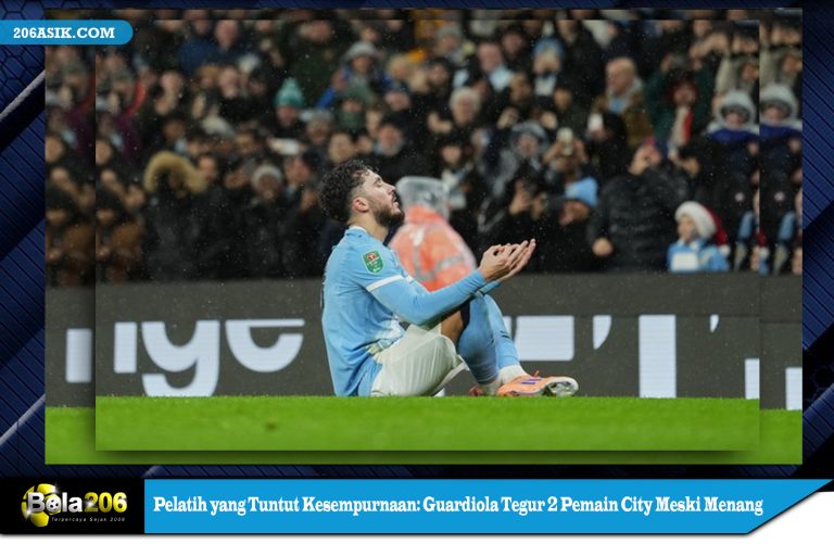 Pelatih yang Tuntut Kesempurnaan: Guardiola Tegur 2 Pemain City Meski Menang