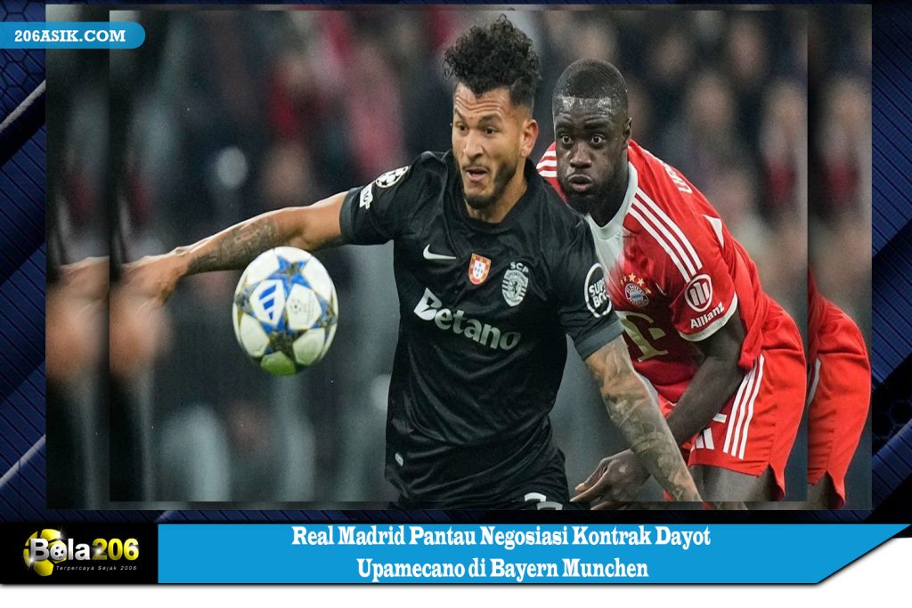 Real Madrid Pantau Negosiasi Kontrak Dayot Upamecano di Bayern Munchen