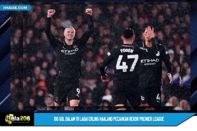 100 Gol dalam 111 Laga! Erling Haaland Pecahkan Rekor Premier League