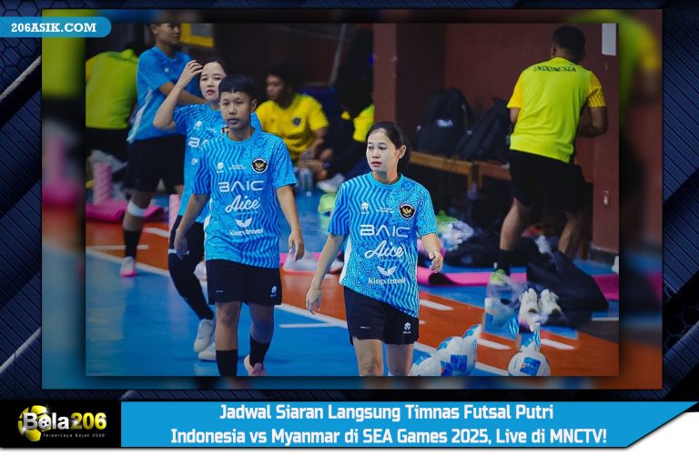 Jadwal Siaran Langsung Timnas Futsal Putri Indonesia vs Myanmar di SEA Games 2025, Live di MNCTV!