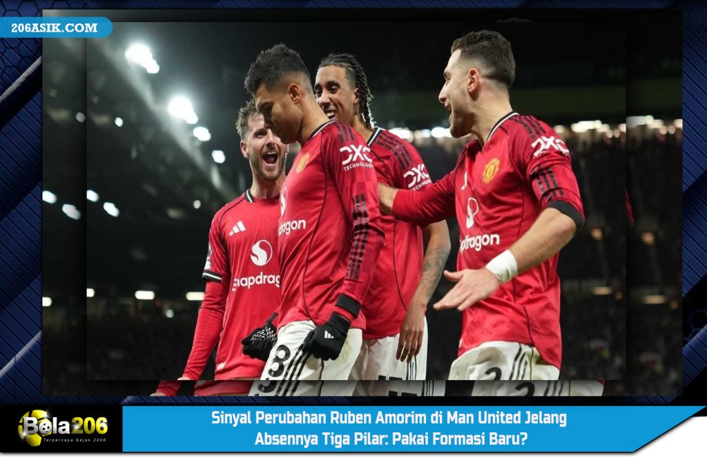 Sinyal Perubahan Ruben Amorim di Man United Jelang Absennya Tiga Pilar: Pakai Formasi Baru?