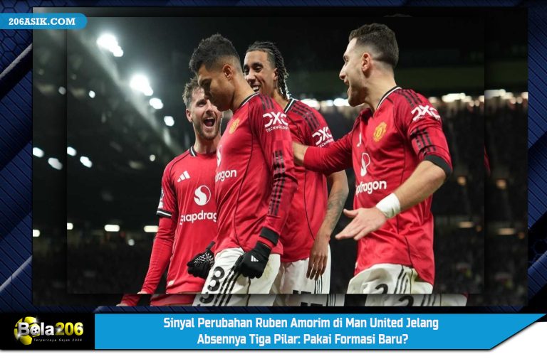 Sinyal Perubahan Ruben Amorim di Man United Jelang Absennya Tiga Pilar: Pakai Formasi Baru?