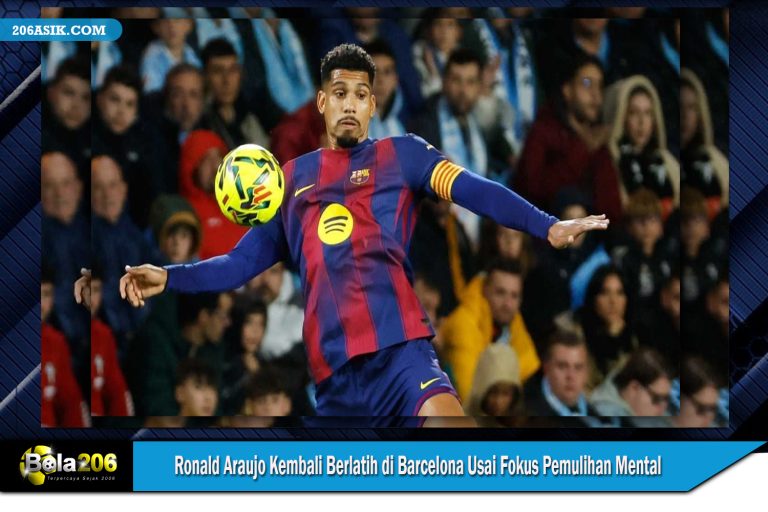 Ronald Araujo Kembali Berlatih di Barcelona Usai Fokus Pemulihan Mental