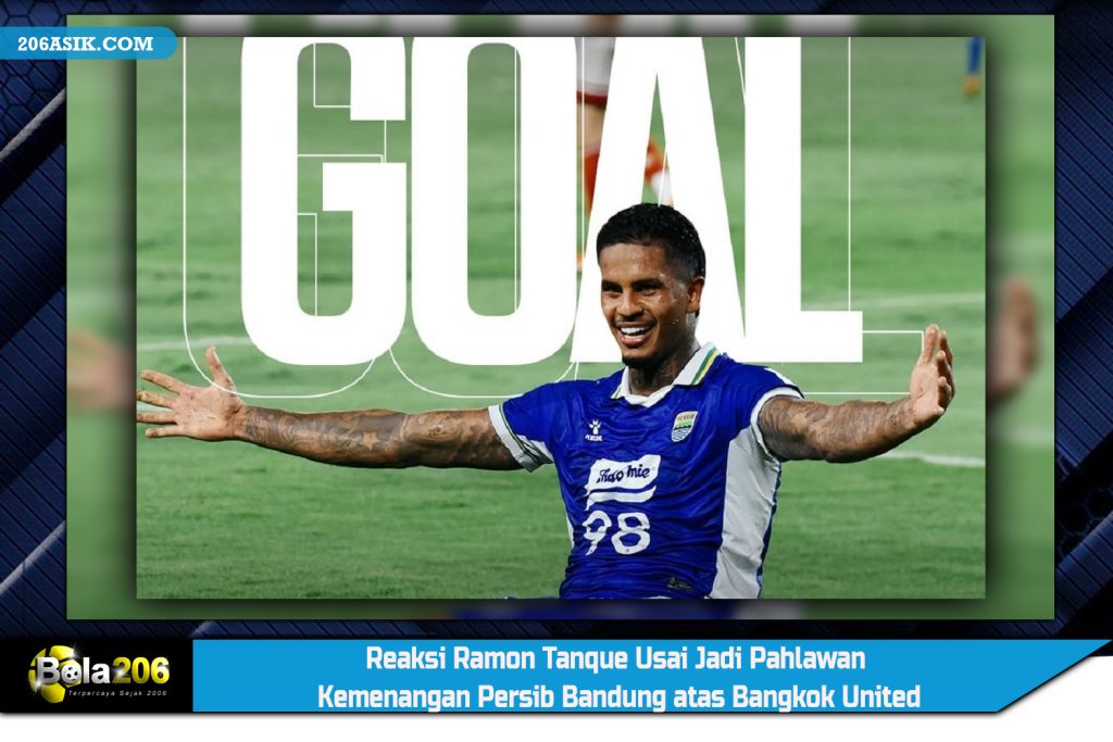Reaksi Ramon Tanque Usai Jadi Pahlawan Kemenangan Persib Bandung atas Bangkok United