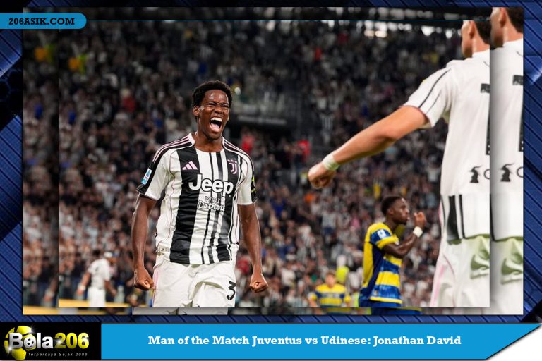 Man of the Match Juventus vs Udinese: Jonathan David
