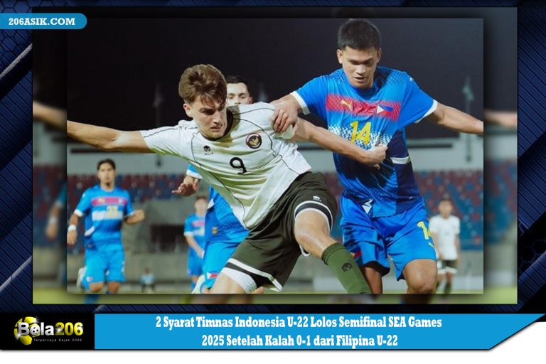 2 Syarat Timnas Indonesia U-22 Lolos Semifinal SEA Games 2025 Setelah Kalah 0-1 dari Filipina U-22