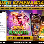 BUKTI KEMENANGAN MEMBER BOLA206 TANGGAL 27 DESEMBER 2025