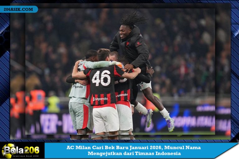AC Milan Cari Bek Baru Januari 2026, Muncul Nama Mengejutkan dari Timnas Indonesia