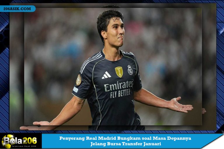Penyerang Real Madrid Bungkam soal Masa Depannya Jelang Bursa Transfer Januari