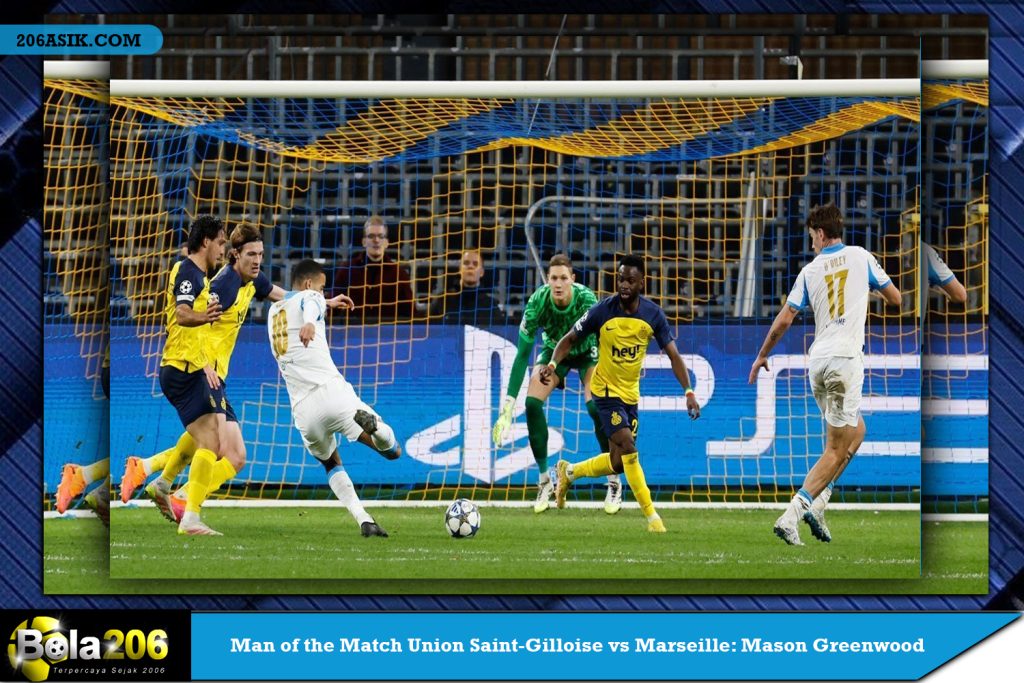 Man of the Match Union Saint-Gilloise vs Marseille: Mason Greenwood